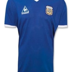 Maradona - Lecoq Sportif Camiseta de Argentina México 86' Suplente