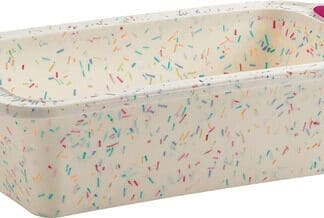 Molde Rectangular Silicona confetti Fucsia Budínera Trudeau / Rectangular Silicone Mold