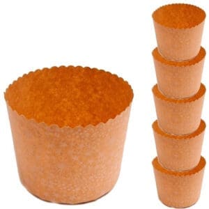 Molde para Pan Dulce de Papel 750gr Decorado Caja 1000 / Paper Mold To Prepare Sweet Bread Box 1000