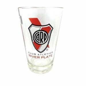 River Plate - Vaso Vidrio con Licencia Oficial - 6 Unidades