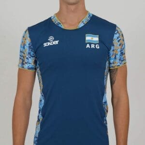 Selección Argentina - Camiseta Azul Masculina Voley