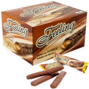 Felfort - Feeling Cubanito Relleno de Marroc Chocolate 20gr - Caja 30 unidades