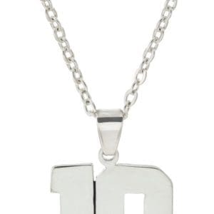 Maradona - Dije Colgante 10 en Plata 925