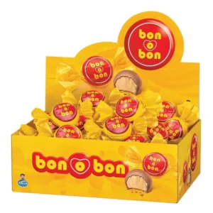 Bon O Bon - Caja 30 Unidades Bombon con Chocolate Relleno 450gr