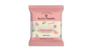 Alfa Pampa - Alfajor relleno Mousse de Frutilla 39gr - 10 Unidades