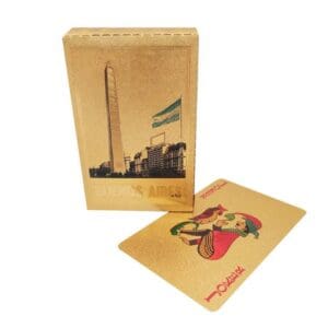 Naipes de Poker Foil Obelisco