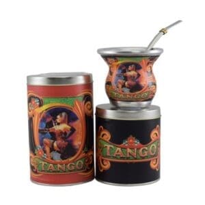 Set Mate Yerbera Azucarera Mate TANGO