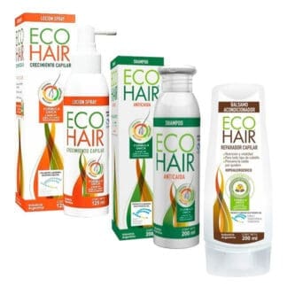 Eco Hair - Combo Anticaida Locion + Shampoo + Acondicionador