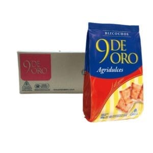 9 de Oro - Bizcochos Agridulces 200gr - Caja 20 Unidades