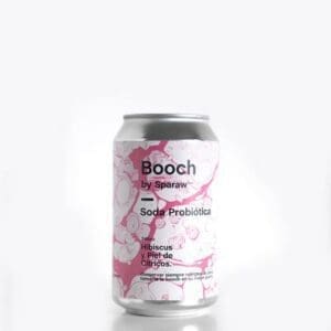 Booch - Soda Probiótica de Hibiscus y Piel de Cítricos Lata 354ml