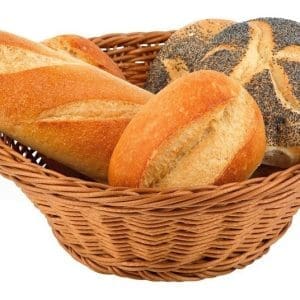 Paneras Argentinas de Mimbre Bamboo - 3 Unidades 24cm