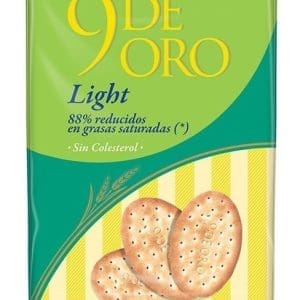9 de Oro - Bizcochos Light 210gr - 3 Unidadeses