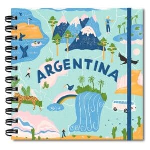 Bitácora de Viaje Argentina Cuaderno Esperal Tapa Dura
