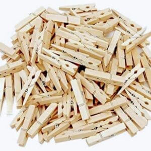 Mini Broches de Madera Pack de 500 Unidades 3cm