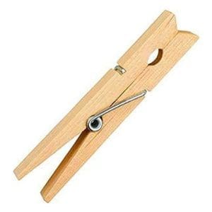 Pack - 12 Broches para Ropa Madera