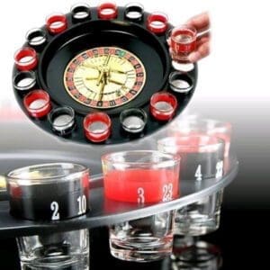 Casino Ruleta Shot 16 Chupitos Juego de Tragos para Previas