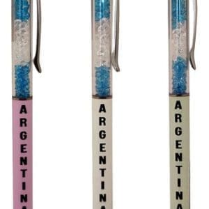 Lapicera con Perlitas Argentina / Argentine Pen With Pearl Beads