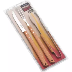 Tramontina - Juego Asador 3 Piezas Churrasco Kit