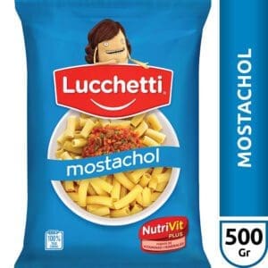 Lucchetti - Fideos Mostachol 500gr - 3 Unidades