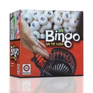Ruibal - Bingo Familiar Juego de Loteria con Caja, Tablero, Pelotas y Cartas