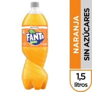 Fanta - Gaseosa de Naranja Sin Azucar 1,5lt