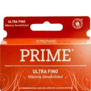 Prime - Preservativos "Ultra Fino" de Latex Maxima Sensibilidad - 12 Unidades