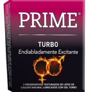 Prime - Preservativos Turbo - 3 Unidades