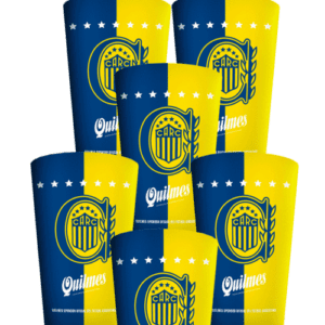 Rosario Central - Vasos Quilmes Cervecero - 12 Unidades