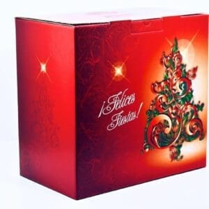 Caja Navideña Maletín Vacia Fiestas Pack 15 Unidades grande