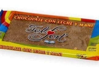 Tableta Fel Fort con Maní X75gramos / Felfort Tablet With Peanut 75gramos