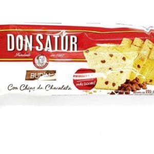 Don Satur - Budín de Vainilla con Chips de Chocolate 190gr - 3 Unidades