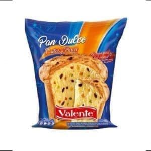 Pan Dulce Valente con Frutas 400gr - 8 Unidades / Valente Sweet Bread With Fruits 400gr - 8 Unidades