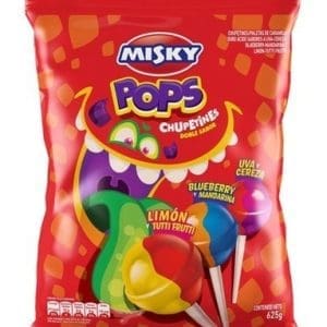 Chupetines Bicolor Misky Halloween Arcor 626gr