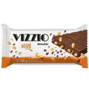 Vizzio - Chocolate con Leche y Maní 85gr