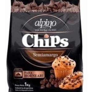 Alpino - Chips de Chocolate Semiamargo 1kg