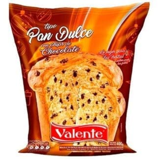 Pan Dulce con Chips de Chocolate Valente 400gr / Sweet Bread With Valente Chocolate Chips 400gr