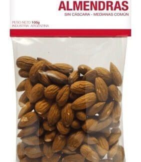 El Peoncito - Almendras Sin Cáscara Medianas 100gr