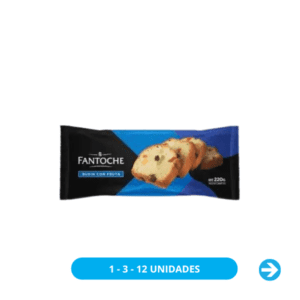 Fantoche - Budín con Fruta 220gr - 1-3-12 Unidades