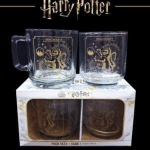 Harry Potter - Pack Taza + Vaso de Vidrio / Glass Mug + Cup Pack