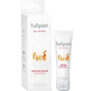 Tulipán Lubricante en Gel uso íntimo calor - 30ml