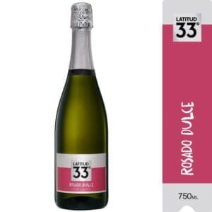 Latitud 33° - Espumante Rosado Dulce - 750ml