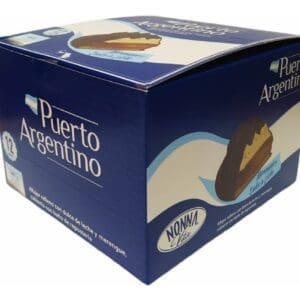 Puerto Argentino - Alfajor de Dulce de Leche y Merengue - 12 Unidades