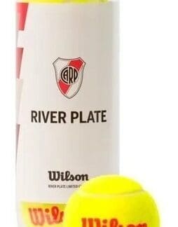 River Plate - Tubo de Pelotas Wilson - 3 Unidades