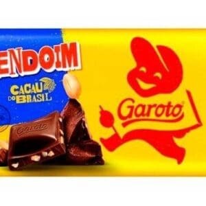 Garoto - Chocolate con Maní 90gr Chocolates - 6 Unidades