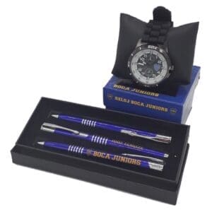 BocaJuniors - Reloj + Boligrafo