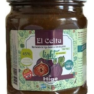 El Celta - Mermelada de Higo Light 300gr / Light Figs Marmalade 300gr
