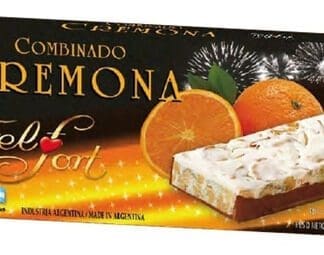 Felfort - Turrón Combinado Cremona Naranja y Chocolate 100gr