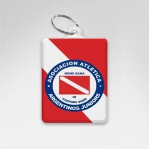 Argentinos Juniors - Llavero Plástico Rectangular