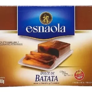 Esnaola - Dulce de Batata Sabor Vainilla y Chocolate 500gr