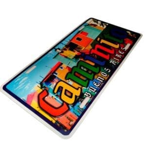 Placa Cartel GrandeCAMINITO BS AS